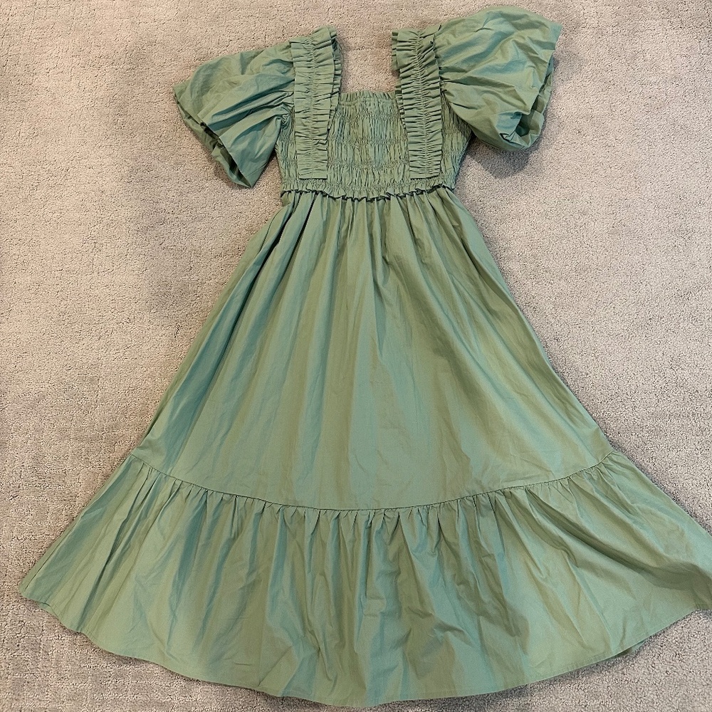 Beautiful sea green English Factory dress in XS